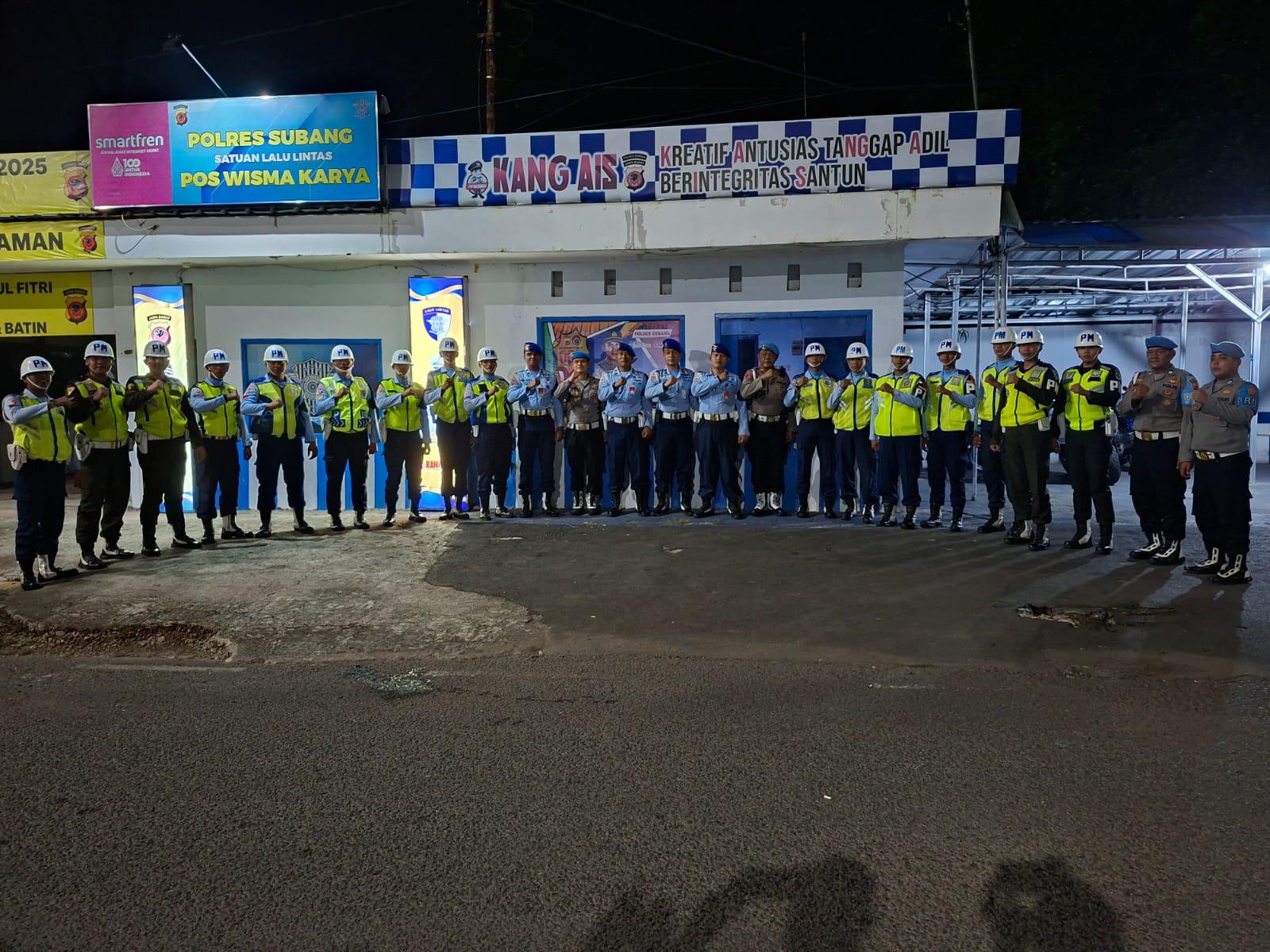 TNI-Polri Bersinergi, Propam Polres Subang, POM TNI AU dan PM Dansub Perkuat Pengamanan Wilayah dan Stabilitas Sosial